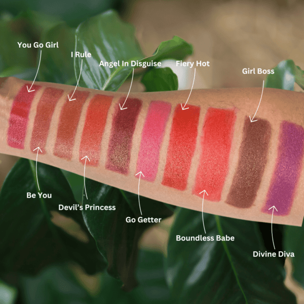 Lipstick Shades Tinsel&Too Organico_HydraStay Nourishing Matte Bullet Lipstick